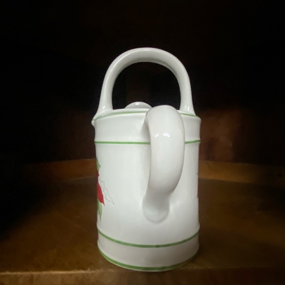 Block Bernarda Poinsettia Ceramic Water Can - Picture 4 of 10